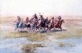 cree war party Charles Marion Russell